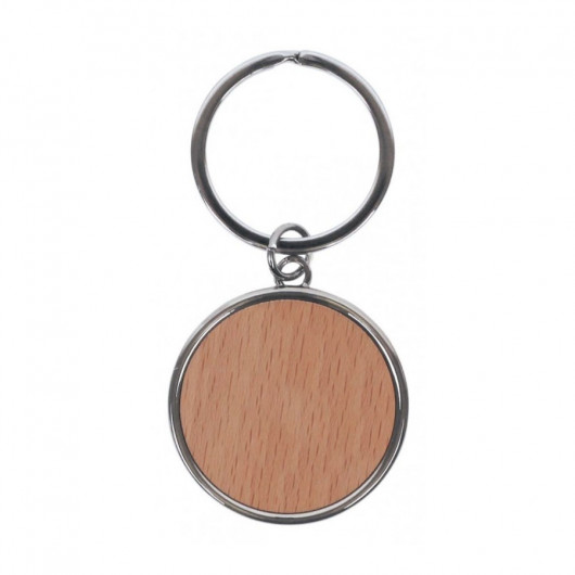 Blank Front Keyring